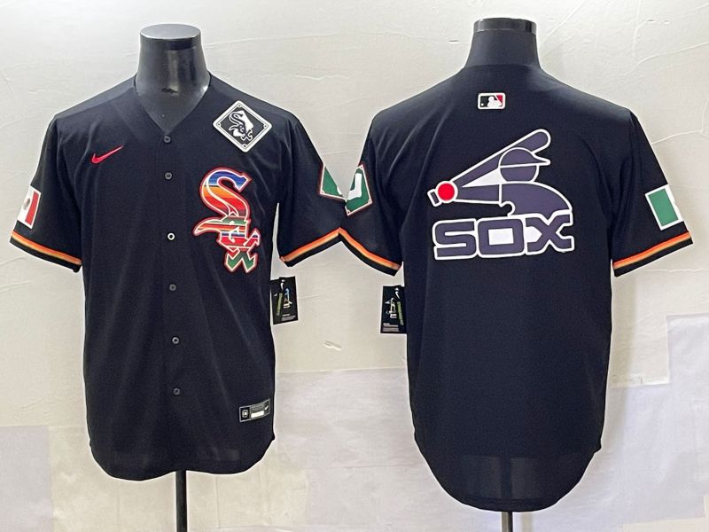 Men 2025 Chicago White Sox Blank Black Game Nike MLB Jersey style 35->chicago white sox->MLB Jersey
